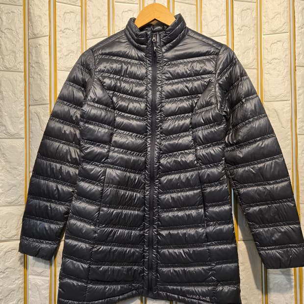 몽벨 여성 구스 경량패딩 롱경량패딩 S