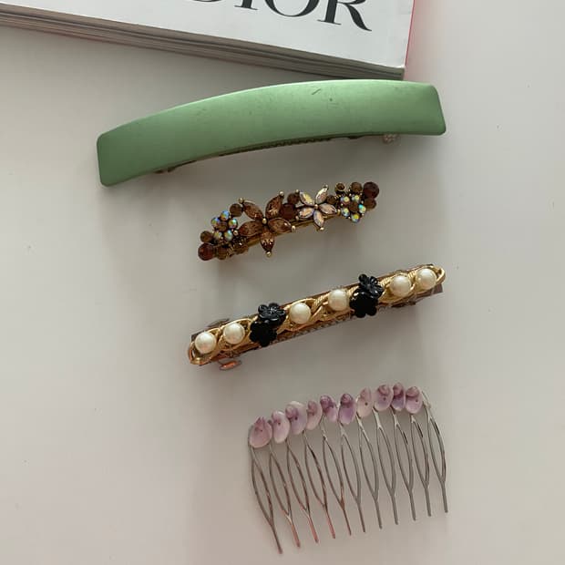 일본 수입 빈티지 헤어핀