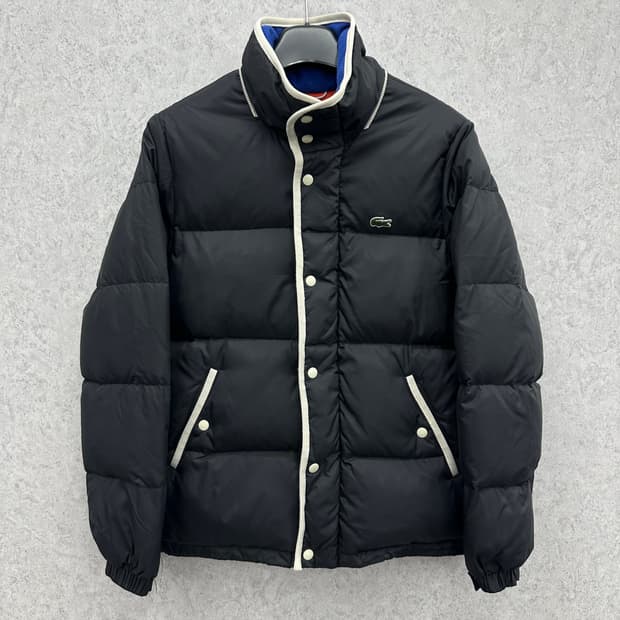 95 라코스테 화이트 라인 포인트 남자 덕다운 패딩