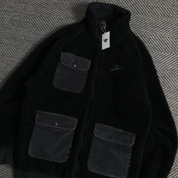 나이키 앵면 쉐르파 유틸리티 나일론 자켓y 3499