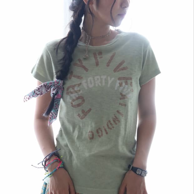 [45rpm] Green Logo T-Shirt