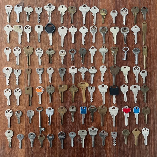 90’s USA vtg key lots(98)