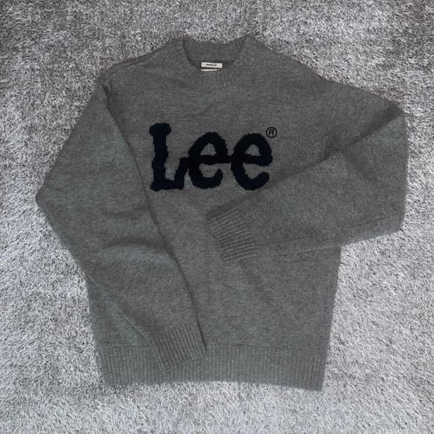 LEE 회색 니트