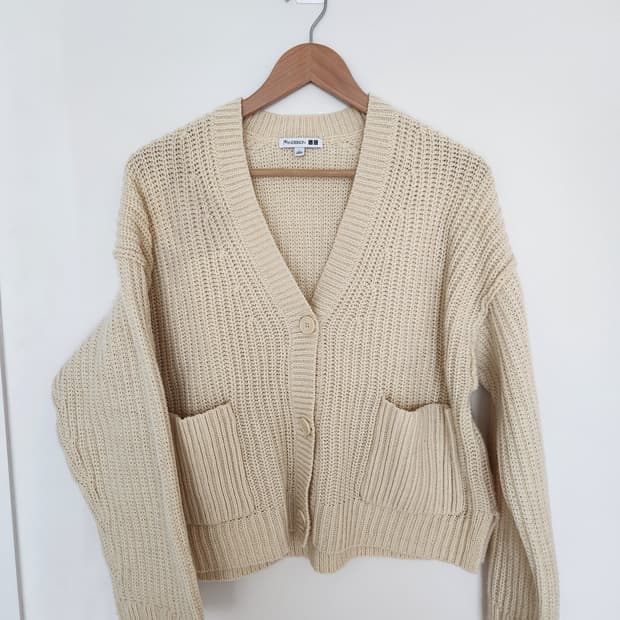 여자 유니클로 x JWANDERSON 오버사이즈 가디건