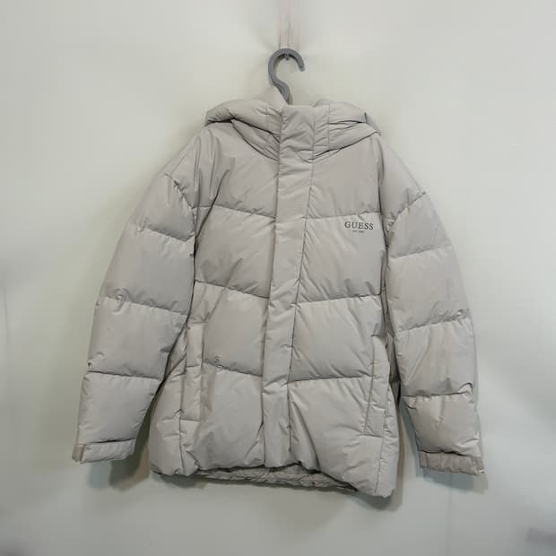 게스 2022 남성 덕다운 패딩 95 한겨울