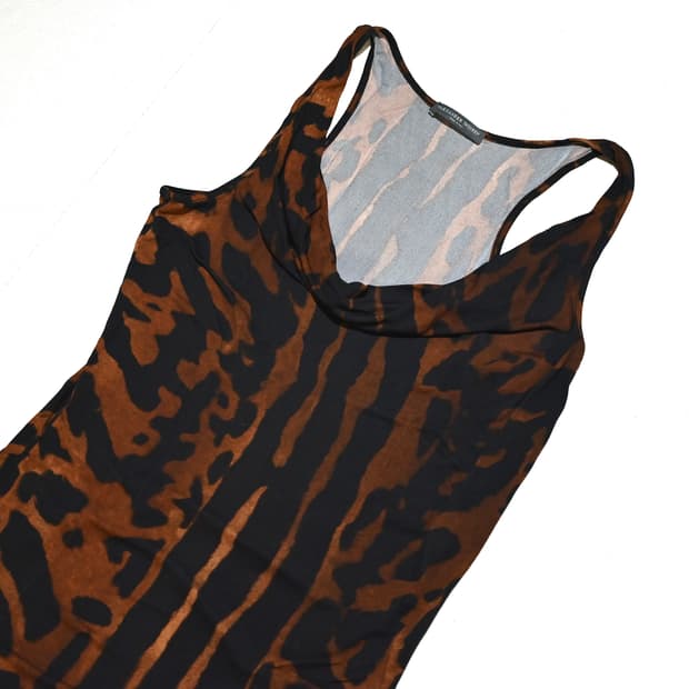 Alexander McQueen 11SS animal sleeveless