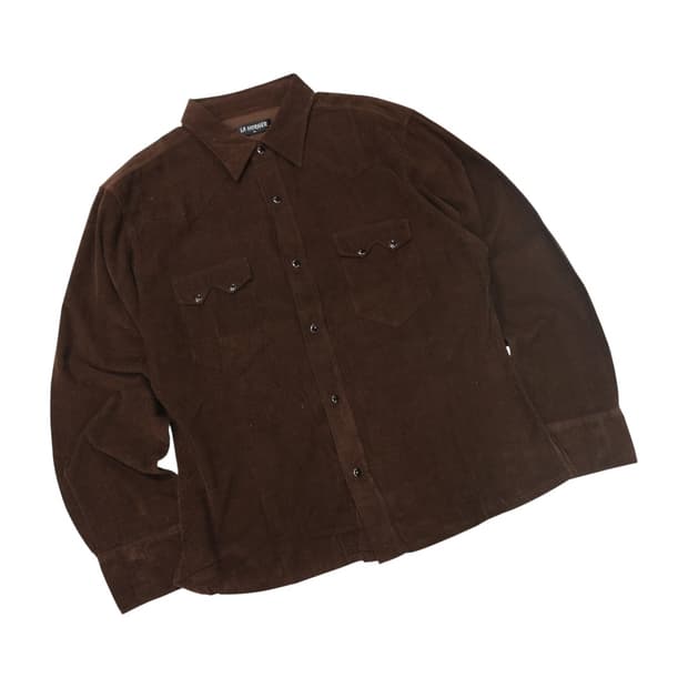 빈티지 코듀로이 셔츠