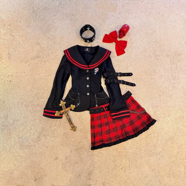 BODY LINE BLOOD STORM 펑크 셋업