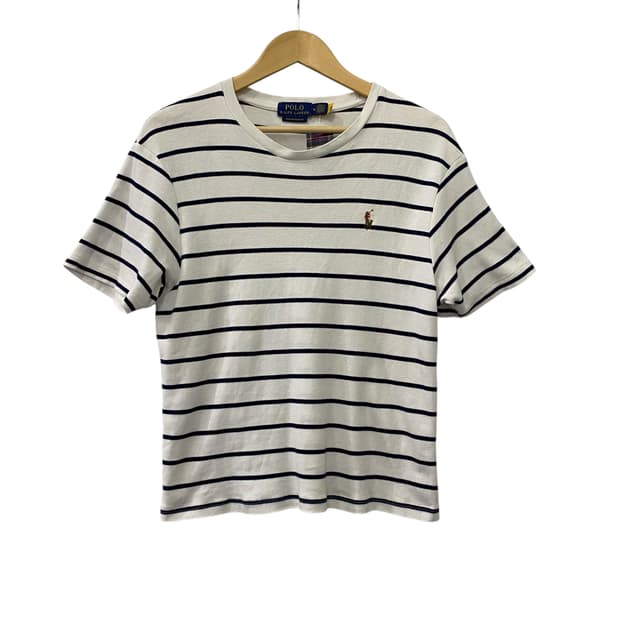 여성용 폴로 스트라이프 반팔티셔츠(M)