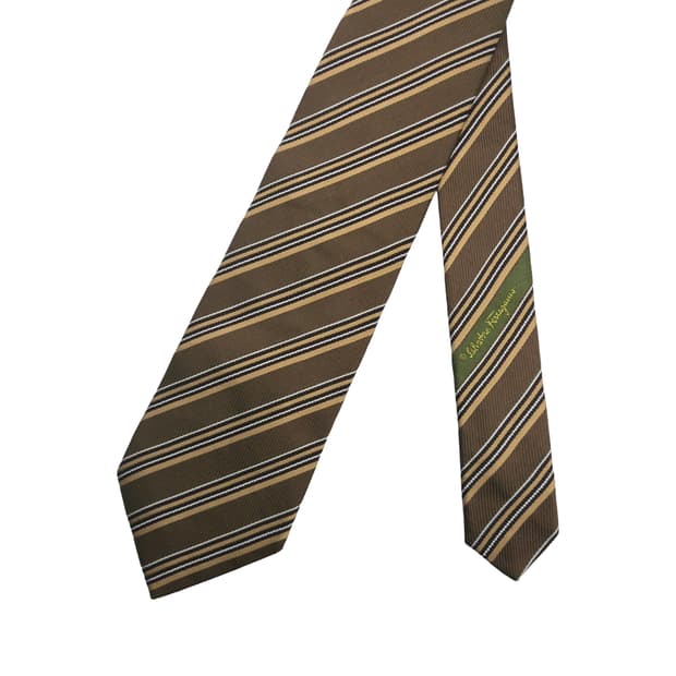 페라가모 실크 넥타이 [BCF10803_0054-04]