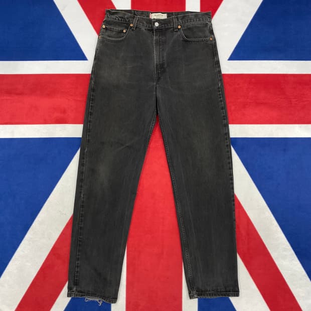 리바이스 550 흑청데님팬츠 36