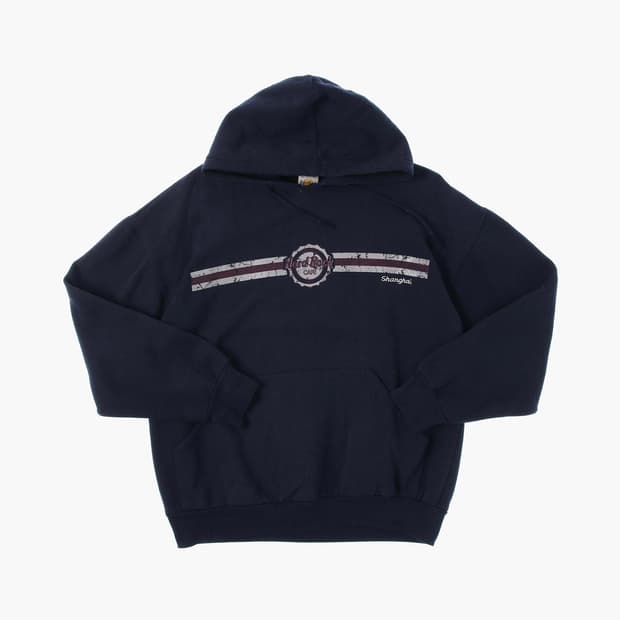 하드락카페 네이비 후드티