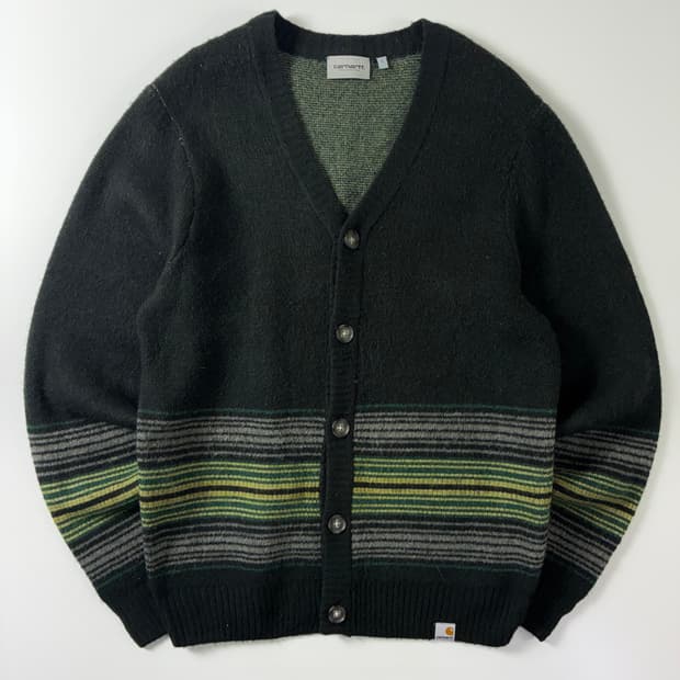 Carhartt 칼하트 딜런 모헤어 쉐기울 가디건