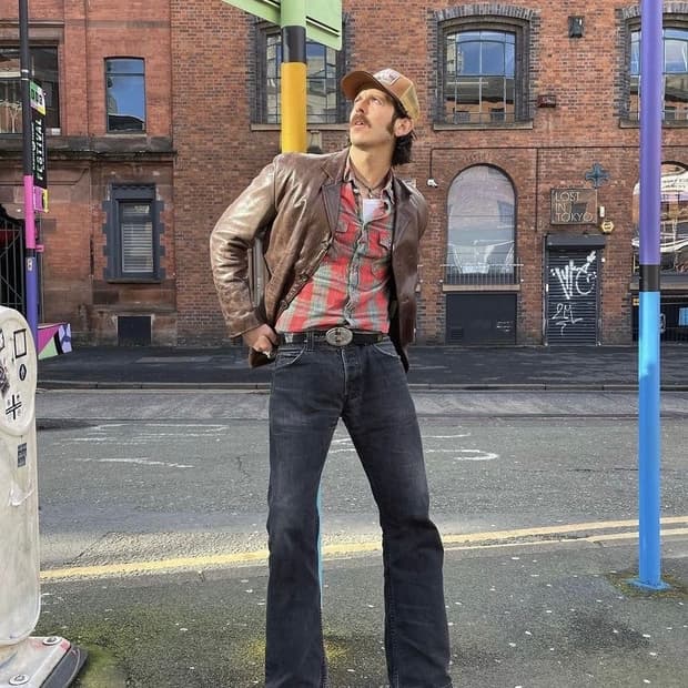 리바이스 517 프리미엄 블랙 워시드 데님 34