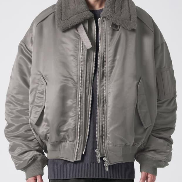 준지 컬렉션 209 무스탕 ma-1 48사이즈