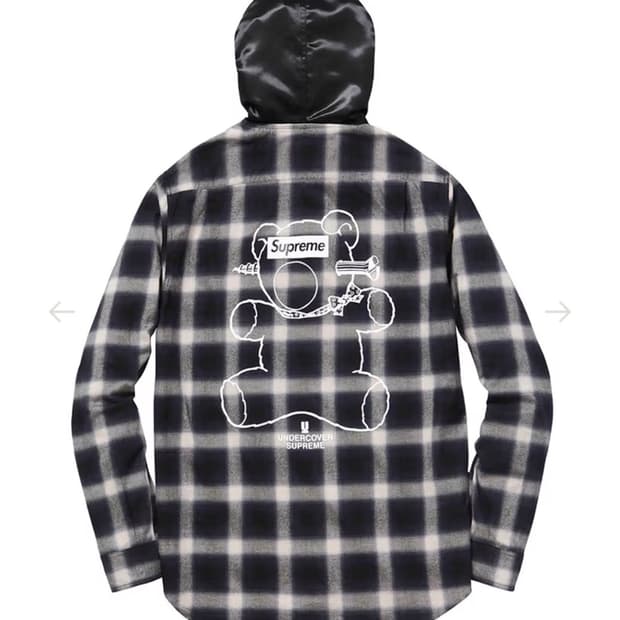 Supreme/UNDERCOVER Hooded Flannel Shirt