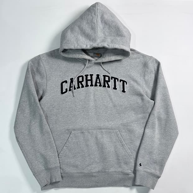 칼하트 로고 그레이 후드티  