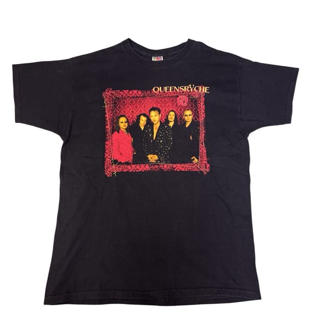 빈티지 00s 퀸즈라이크 QUEENSRYCHE 투어티 XL