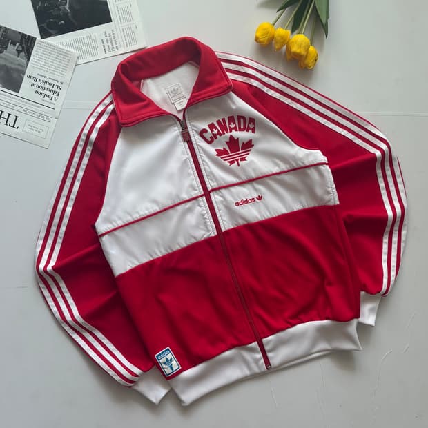 adidas 아디다스 빈티지 캐나다 트랙탑 져지 