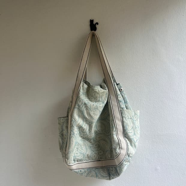 페이즐리 토트백 