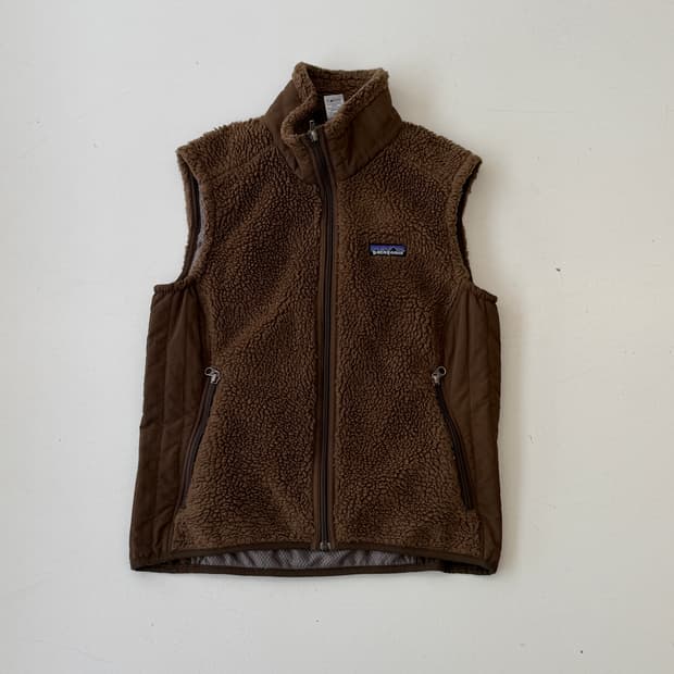 Patagonia 파타고니아 플리스 조끼 (브라운) M