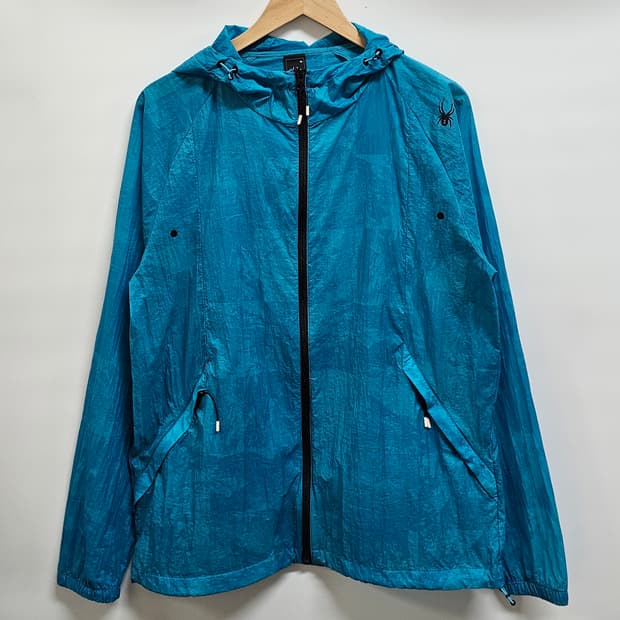 스파이더 후드 경량 바람막이 XL