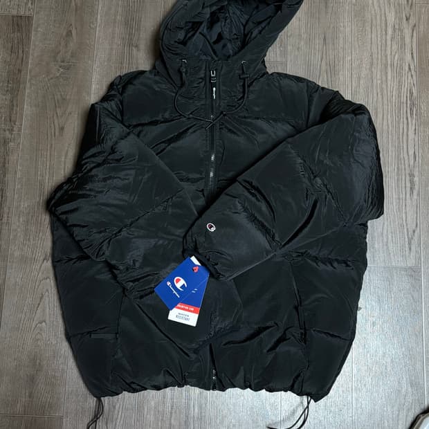 챔피온 퀄팅 패딩 블랙 L