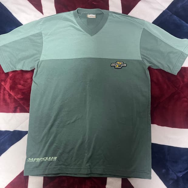 SURFCLUB 빈티지 초록색 반팔 티셔츠