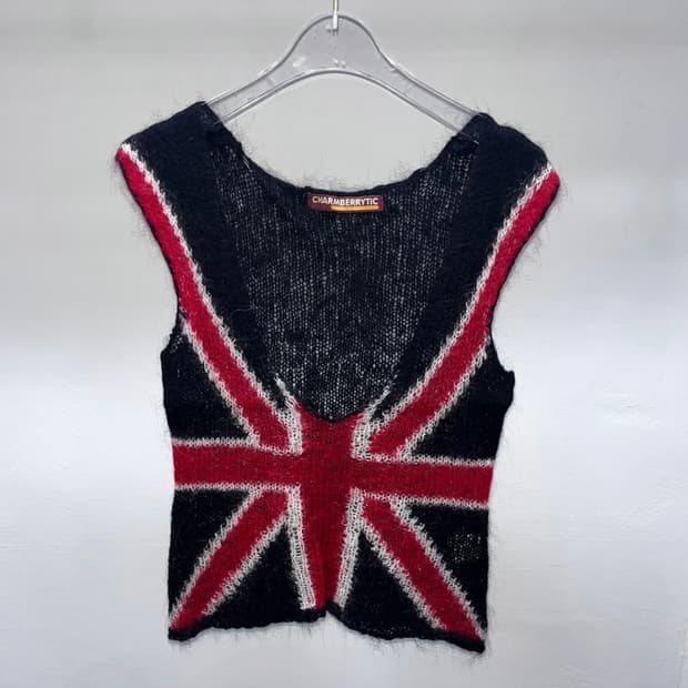union jack mohair knit