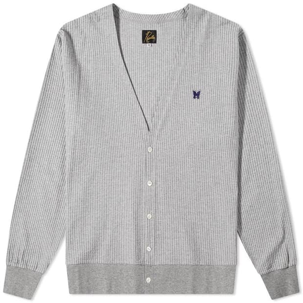 니들스 시어서커 저지 가디건