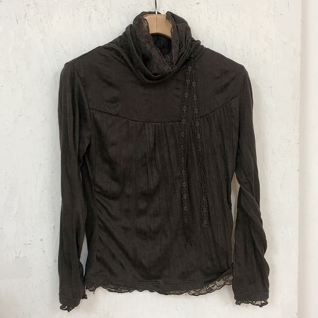 vintage lace scarf top