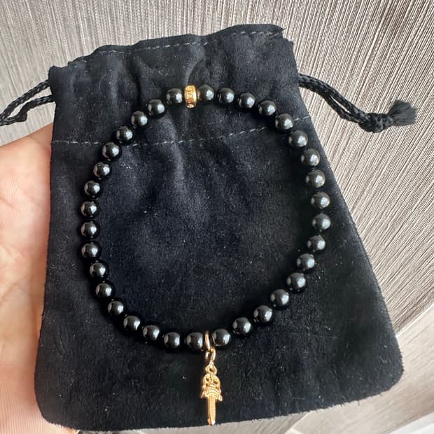 [L]크롬하츠 오닉스비즈 22k 대거참 6mm