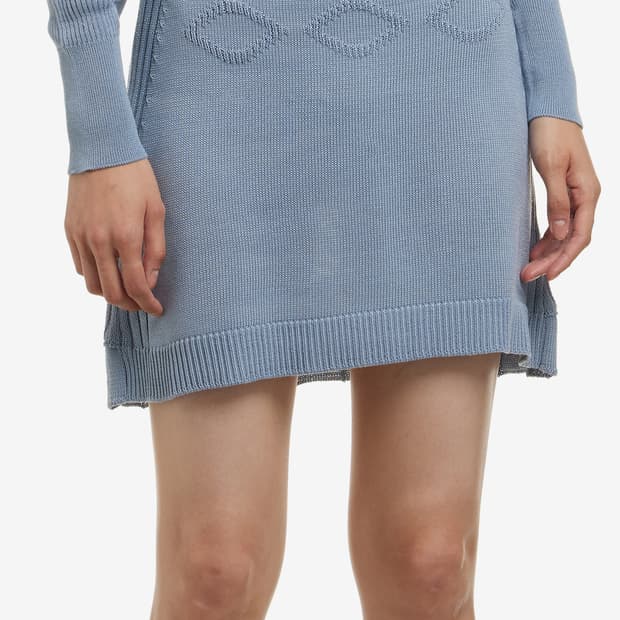 미스치프 RHOMBUS KNIT SKIRT