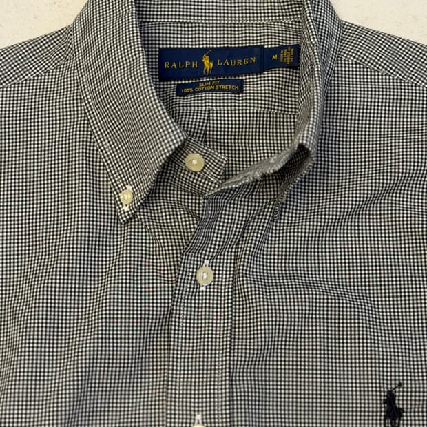 폴로 랄프로렌 체크셔츠 클래식핏 M(105정도 거의새상품)