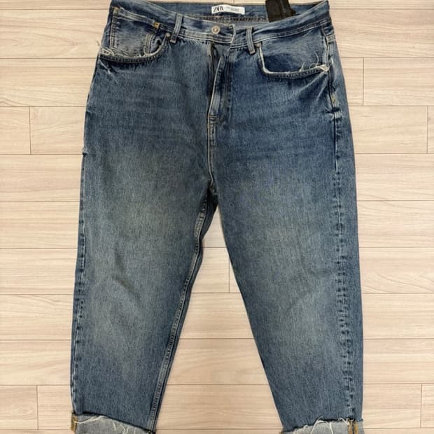 ZARA 캐롯핏 데님 팬츠 42