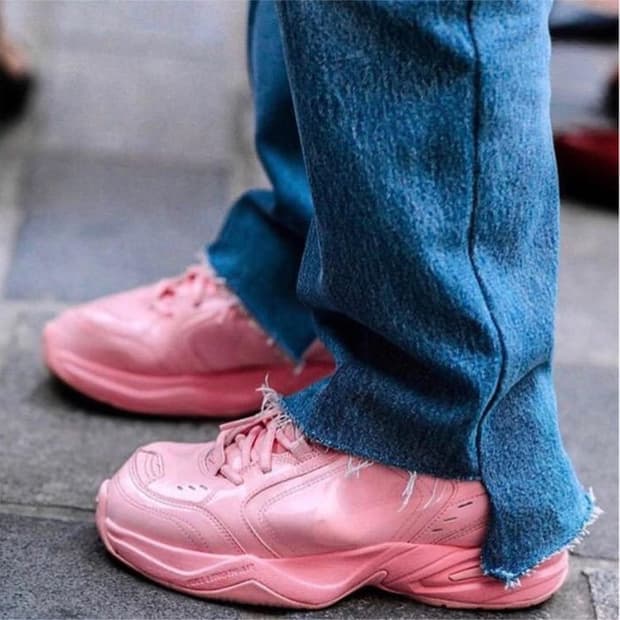 마틴로즈 X 나이키 에어 모나크 핑크