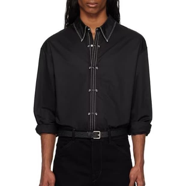 (구매) 르메르 임벨리시드 메탈 셔츠 블랙 M 삽니다