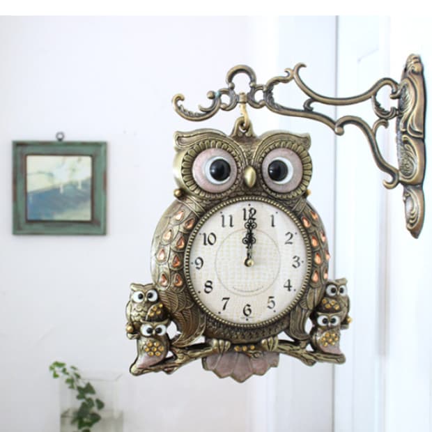 정품 福 부엉이 양면시계 판매