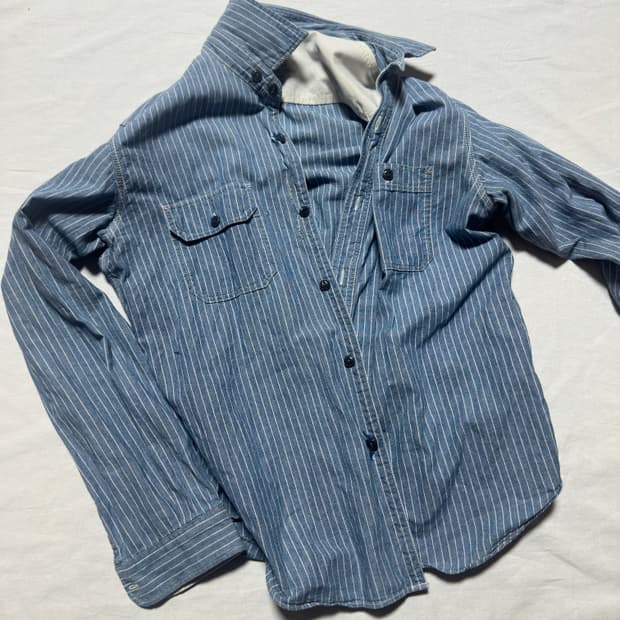 빈티지 90s 스트라이프 셔츠