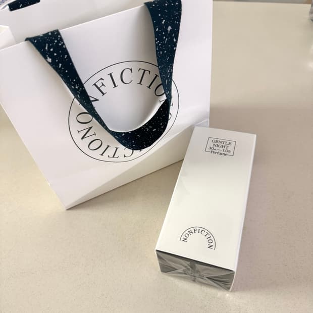 논픽션 젠틀나잇 향수 쇼핑백 미개봉