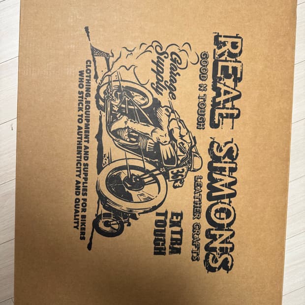 리얼시몬스 중홀랜드 차심 말가죽자켓 L 새제품