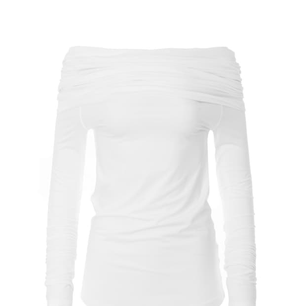 (새상품 택O) 나체 DRAPING LONG SLEEVE IVORY