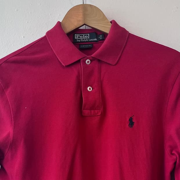 폴로바이랄프로렌 남성 긴팔카라PK티셔츠 M사이즈