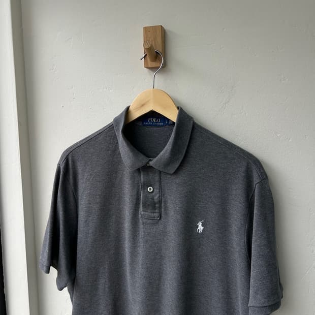 16753 - 폴로 랄프로렌 차콜 반팔 카라티