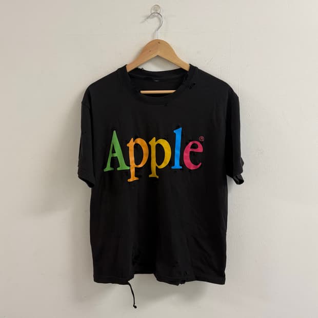 APPLE distressed vintage mood tee