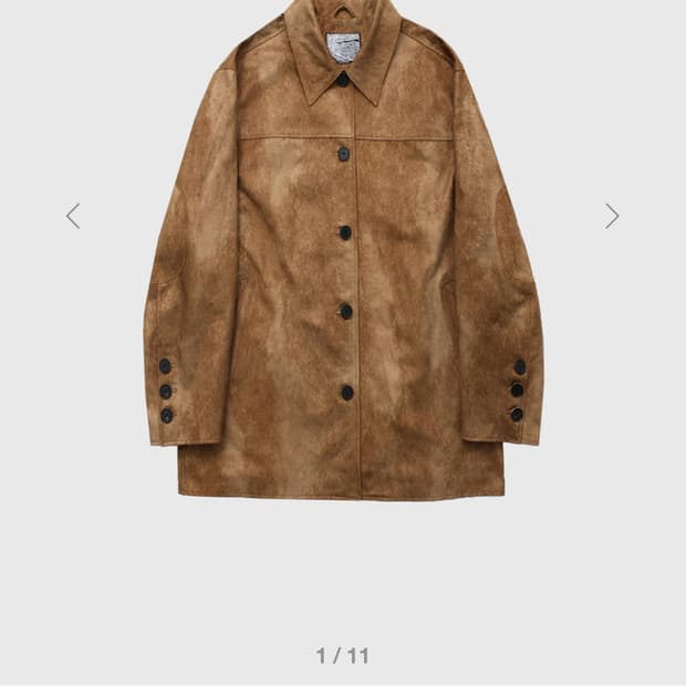 999휴머니티 스웨이드 카코트 2사이즈