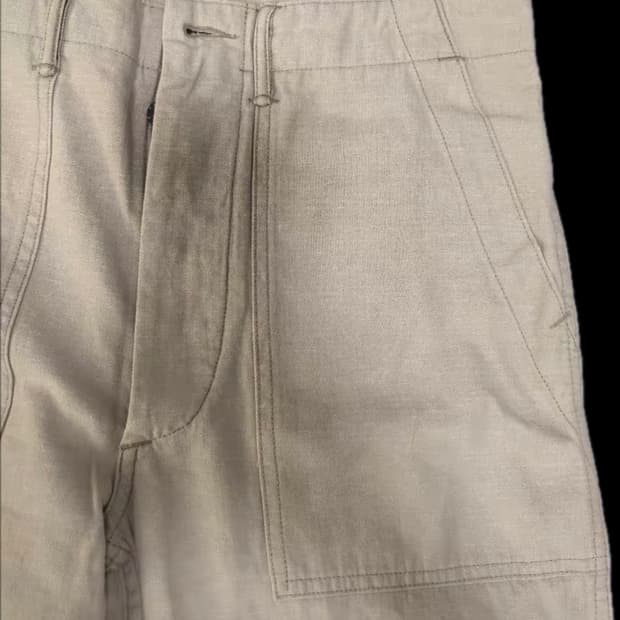 RRL 더블알에 에크루 한정판 퍼티그 팬츠 34/30