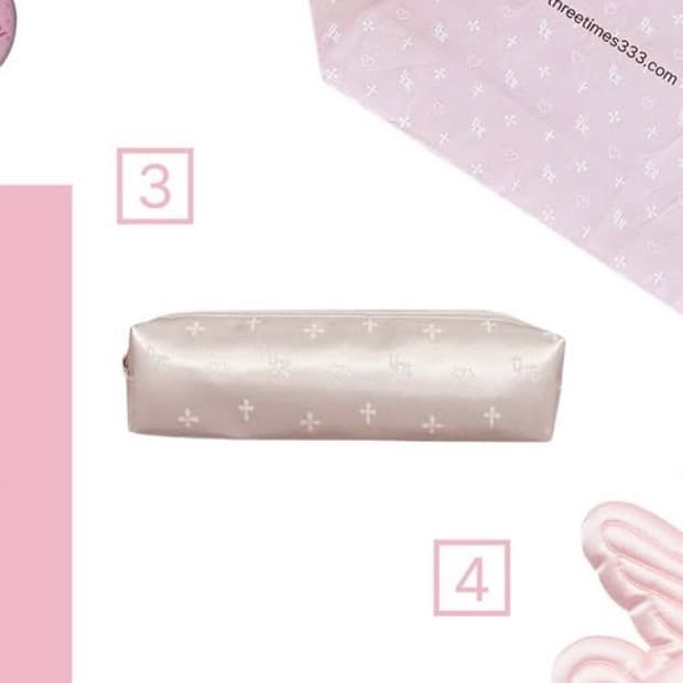 쓰리타임즈 팝업 한정 필통 