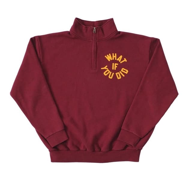 컬렉트피시스 Q ZIP-UP SWEATSHIRTS (BURGUNDY) S