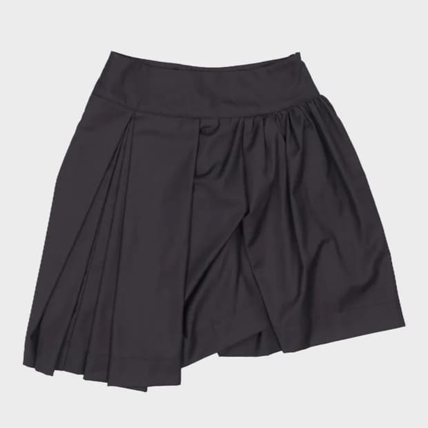 플레어업 미디 스커트